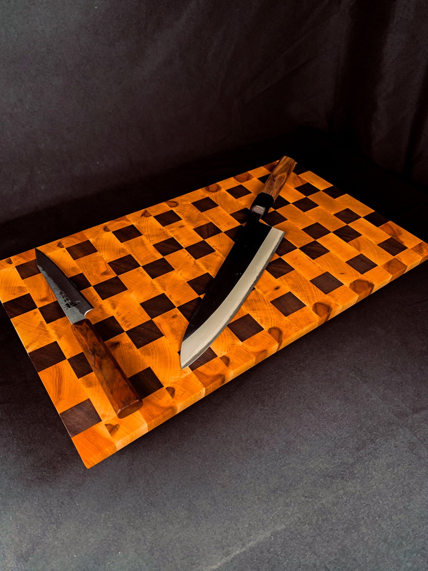 Chef's Choice Mystery Cutting Board | Mystery Cutting Board | Custom Design Chopping Block | Elegant End Grain Wood Butcher Block